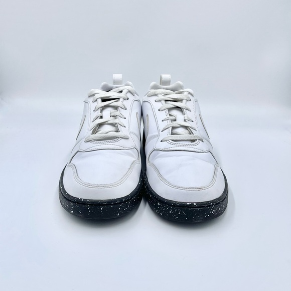 Nike Court Borough Low SE White Black Leather Trainer 916760-100 Men’s size 9.5 - Picture 3 of 12